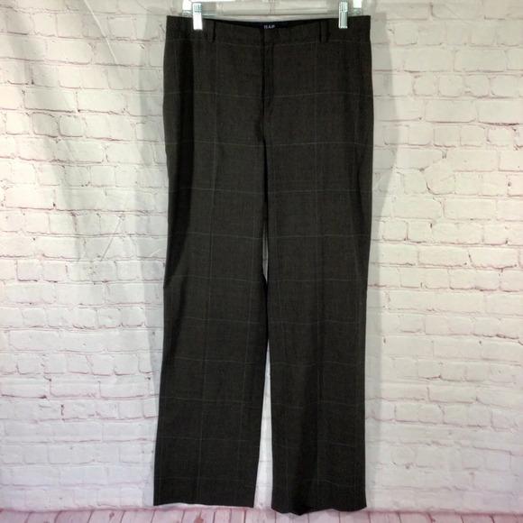 GAP Classic Fit Stretch Virgin Wool Blend Trouser Pant - Size 10 - Picture 1 of 10